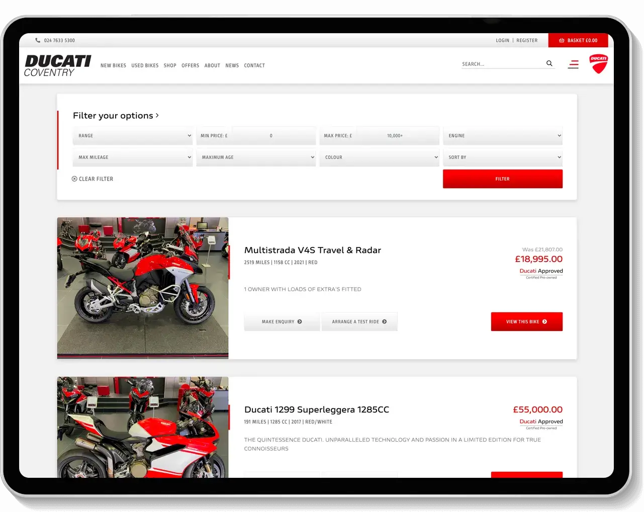 Ducati Tablet 4