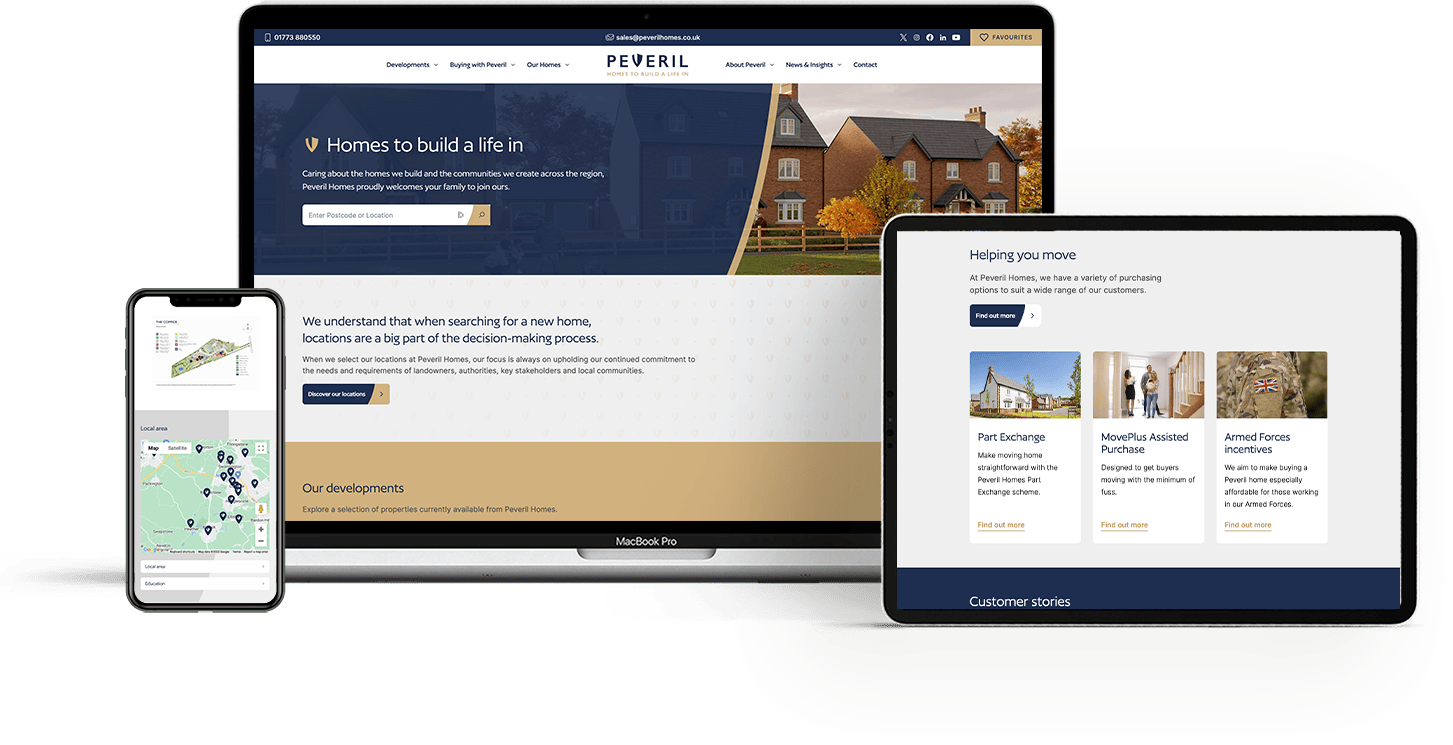 Peveril Homes Phone Tablet